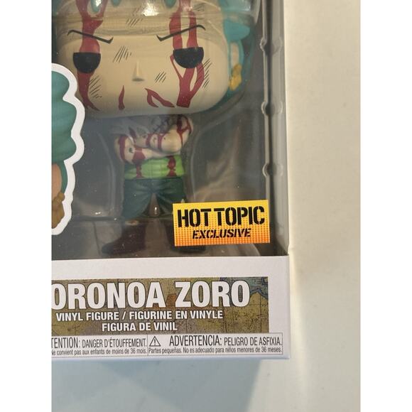 Funko Pop! One Piece Roronoa Zoro #1496 Hot Topic Exclusive #2 - Picture 2 of 7